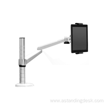 High Quality Silver Adjustable LCD Single Monitor Arm